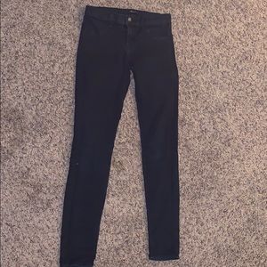 J brand black skinny high waist denim Jean pant
